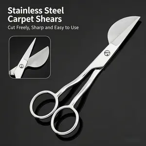 Stainless Steel Tufting Carpet Cutter, Duckbill Handmade Fabric Scissors, Industrial Shears, Durable Craft Tool for DIY Projects