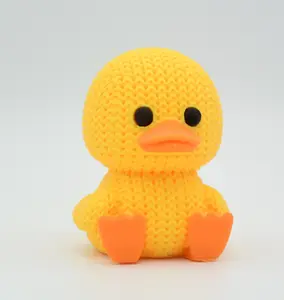 Knitted Texture Cruising Ducks 3D Printed Mini Ducks for Cruise Hide & Seek 2 Inch PLA Ducks Cruise Ducks for Hiding Cute Cruise Gift