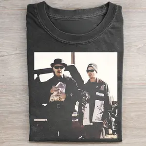Vintage Heisenberg and Jeese Pinkman Graphic Tee - Funny Breaking Bad Movie Shirt - Iconic Movie Scenes Merch - Hustlers Inspired Merch - Walter White Meme Shirt - Gift for Breaking Bad Lovers