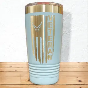 United States Air Force Veteran Tumbler