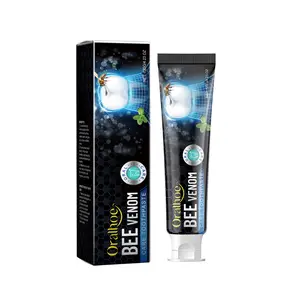 Oralhoe Bee-Poison Stain Removal Toothpaste Fresh Breath Whitening Deep Cleaning Oral Care Mint Toothpaste Yellow Tartar Chamomile Gentle flouride  free sp6  toothpaste Chamomile Gentle Sensitive Cleansing healthy toothpaste