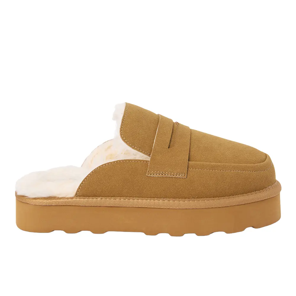 BEACH by Matisse Womens Stowe Platform Loafers Casual - Brown