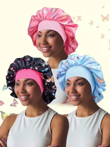 Adjustable Soft Sleep Cap for Men and Women, Comfortable Night Rest, Elastic Hairband Nightcap, Multiple Colors Available