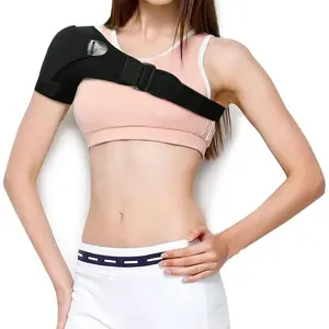 Adjustable Shoulder Brace for Pain Relief - Breathable Support Wrap for Left/Right Shoulder Injury Recovery, Joint Stabilization & Sports Training