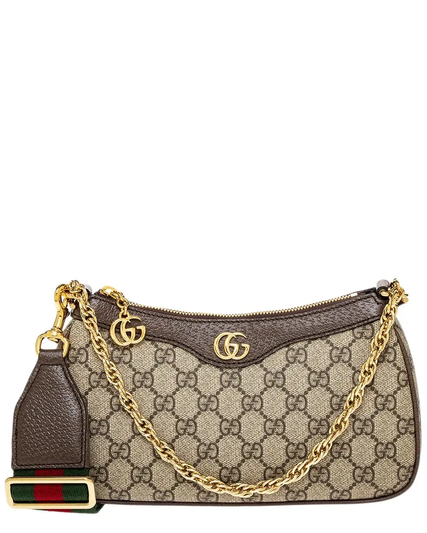 Gucci Ophidia GG Small Canvas & Leather Shoulder Bag