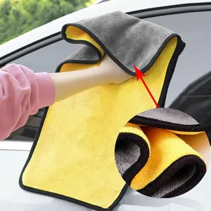 25/30/40/60CM Car Wash Microfiber Towel Car Cleaning Drying Cloth Hemming Car Care Cloth Detailing Car Wash Towel For Toyota