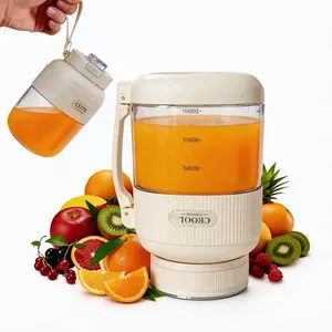 Portable Cordless Electric Juicer Cup – Large Capacity, Multi-functional Fresh Juice Blender for Home