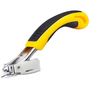 Heavy Duty Staple Remover Puller Tool with Ergonomic Handle for Removing Nails from Furniture Floor Wooden Box Photo Frame Carpet Upholstery Construction