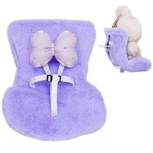 La-bubu Car Seat with Soft Furry Cushion for 10-17cm Dolls, La-bubu Accessories, Doll Car Seat, Car Air Vent Decor