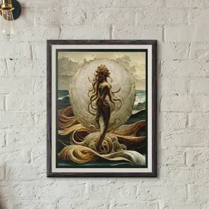 Birth of Medusa Art Medusa Wall Art Medusa Art Print Medusa Poster Medusa Decor Greek Mythology Art Medusa Print Medusa Wall Decor, Room Decor