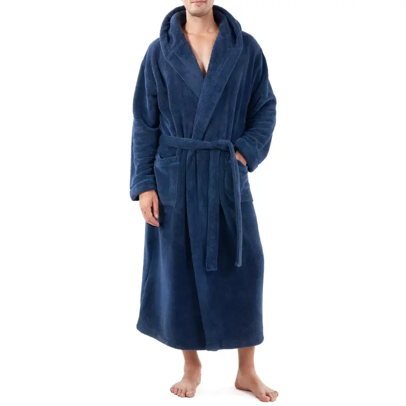 Navy Blue- Coral Fleece