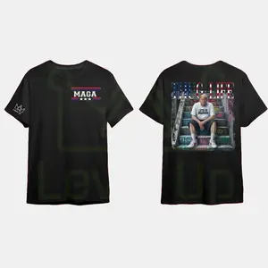 Trump Thug Life Color T-Shirt with Lets Go Brandon