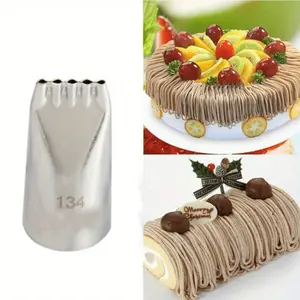 1pc Versatile & Durable Piping Tips Set: for Creative Cake & Cupcake Decoration