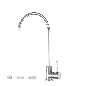 Lead-Free Drinking Water Faucet,Brushed Nickel Finish