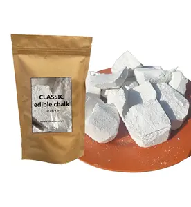HOT!!! Classic Natural Edible Chalk Organic Crunchy White Chalk Chunks for Eating, Pica Cravings, and ASMR Pure Ukrainian 4oz (115g)