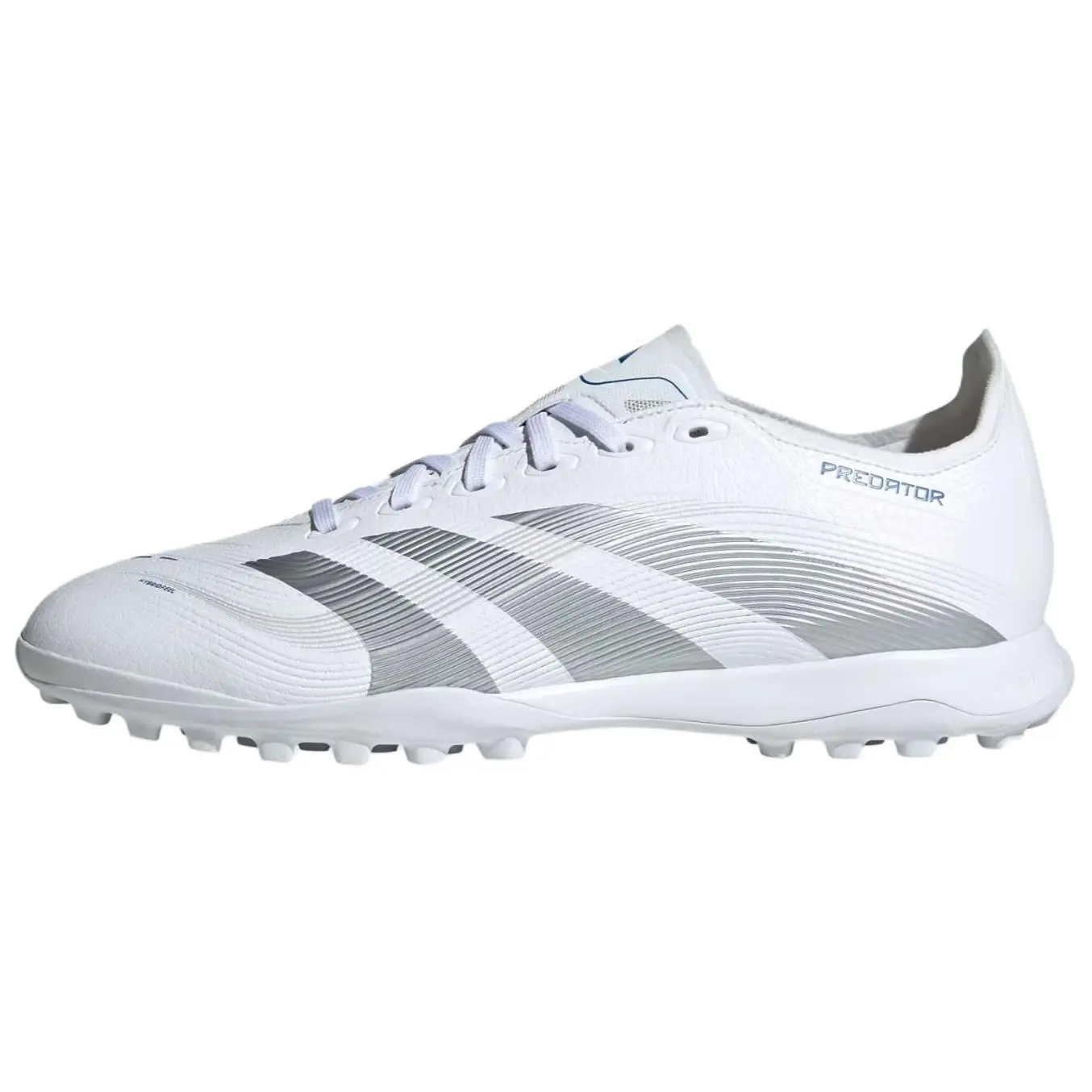 Adidas Predator League Turf Cloud White Silver Metallic Bright Royal Stylish Comfortable Durable Non-slip Soccer Cleats ID3771
