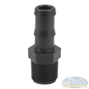 Banjo 3/4" MNPT x 3/4" Hose Barb Polypropylene Adapter (Schedule 80)