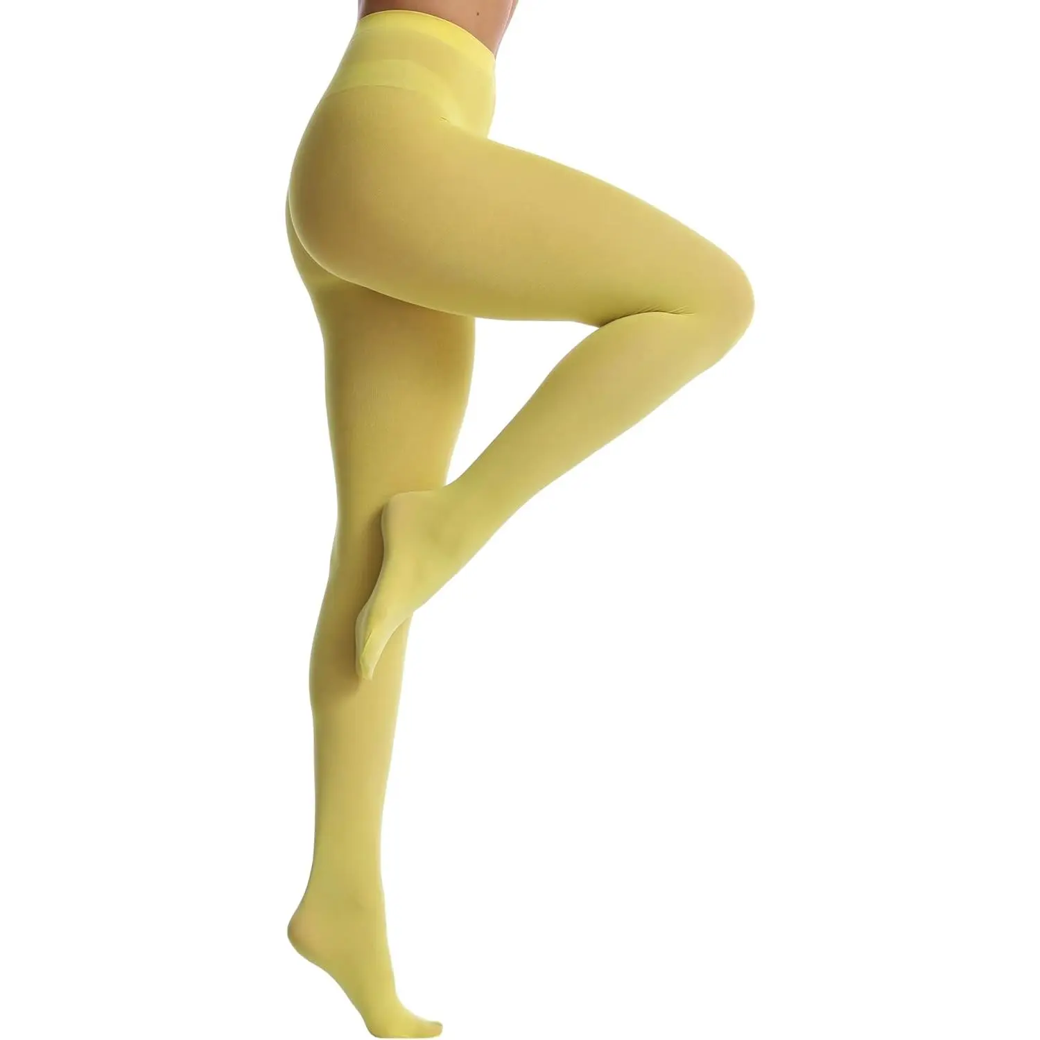 Women's Soft Opaque Tights - 80 Den Body-Fitted Polyamide Spandex in Ballet Pink, Ideal for Ballet, Weddings, and Everyday Wear