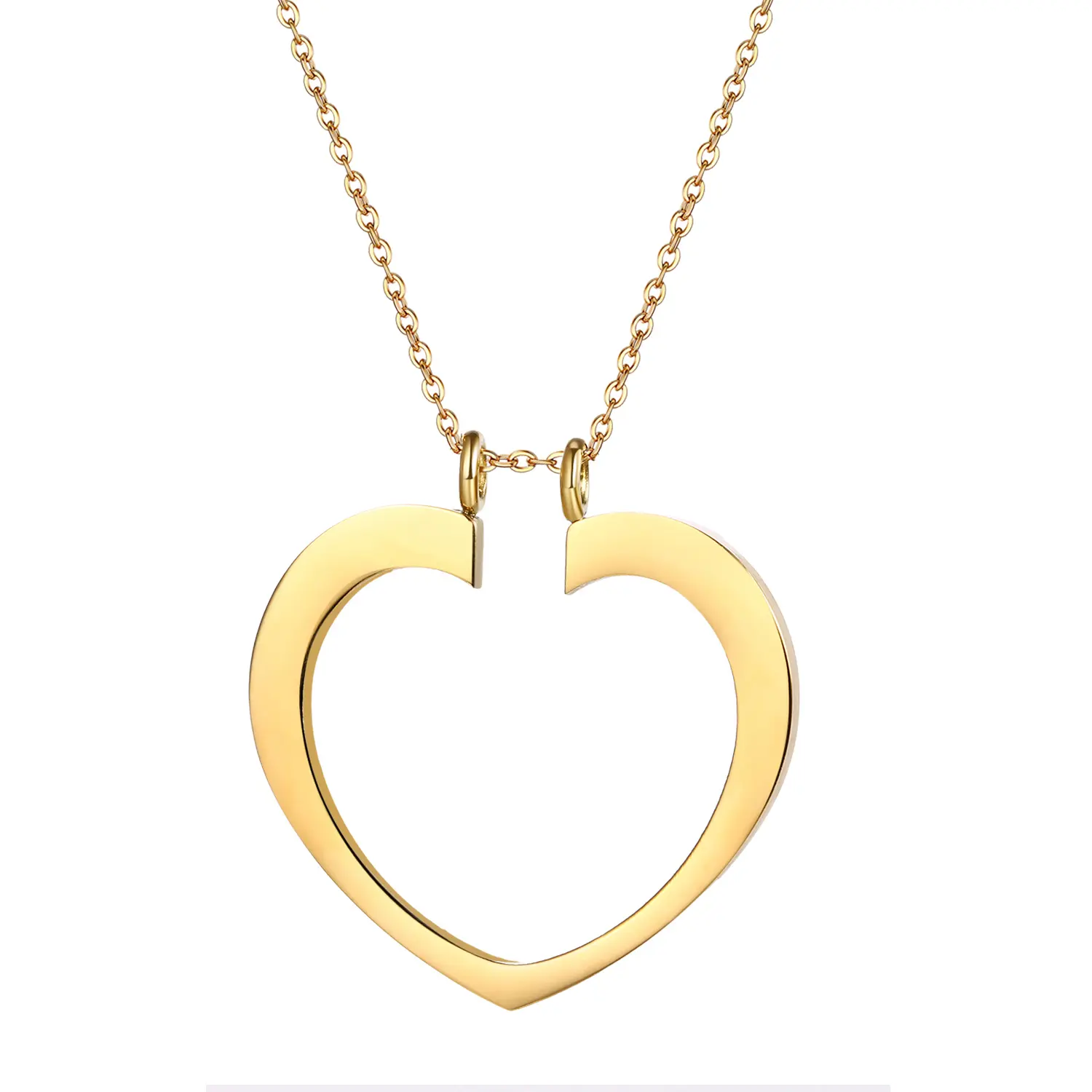 OIDEA Dainty Heart Shaped Necklace - Stainless Steel Heart Pendant, Adjustable Chain, Nurse-Focused Wedding Ring Holder, Ideal Wedding Gift Accessory, Dainty Necklace summerwins,summerwins