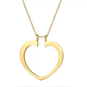 Heart Ring Holder Necklace: Women's Stainless Steel Heart-Shape Pendant Necklaces for Wedding Engagement Rings Practical Jewelry Suitable for Nurses Doctors