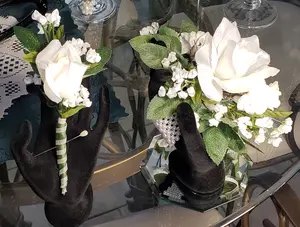 Boutonniere & Wrist Corsage Set