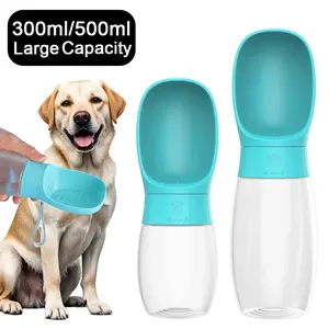 Dog Water Bottle - Portable Travel Bowl 300-500ml