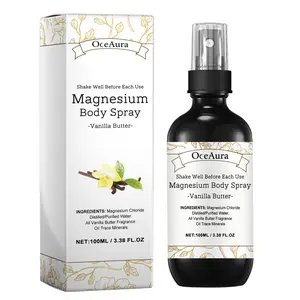Magnesium Oil Spray for Relaxation, Body Care, Hormone Balance, Cortisol Reduction, and Immune Support, Magnesium Chloride Flakes Lavender