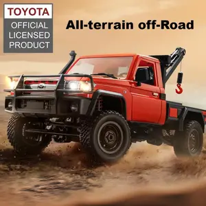 1/12 Toyota RC Crane Truck 4x4 Rock Crawler 2.4GHz All Terrain Off Road Vehicle with 2 Batteries RC Toy for Boys & Girls