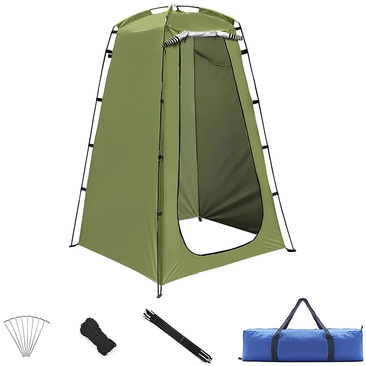 Portable Quick Set Up Privacy Tent, Privacy Changing Tent, Toilet, Camp Shower, Water Proof Coating Shelter with Carry Bag for Outdoor Shower, Dressing Room, Sunshade and Camping Toilet 47.2" Wx70.9" H
