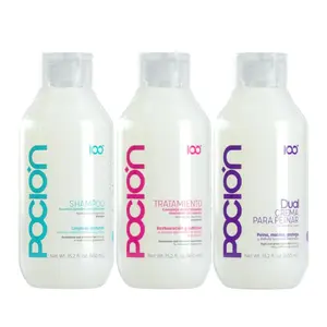 Kit Poción x 3 Productos - Shampoo 450ml + Tratamiento 450ml + Crema para Peinar 450ml