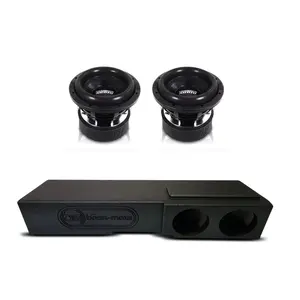 (2) Sundown SA8 v.3 & Chevy Crew Cab 07-18 Dual 8" Subwoofer Box Combo