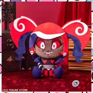 NEW Hazbin Hotel Anime Niffty Figure Sitting Plushies Cute Stuffed Dolls Collectibles Cartoon Peripherials Toys Kids Gifts