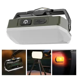 tent Light LED Rechargeable Camping Portable Hanging Lantern, Outdoor Lights and Battery Power, Camp Lamp Light for Glamping Indoor Outages Car Repair(Magnet)