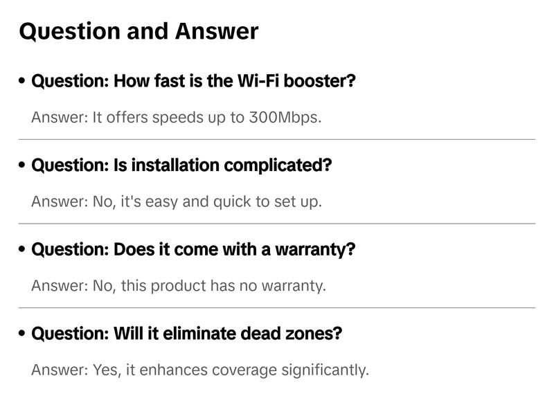 Wifi extenders signal booster, wireless network signal extender 300MBPS WIFI BOOSTER