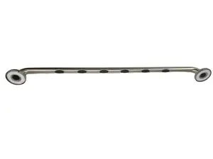 LiveWell NEW 36" ADA Compliant Grab Bar with EZ Clean Rubber Nubby Grips, Model# LW36x1.25-GRP