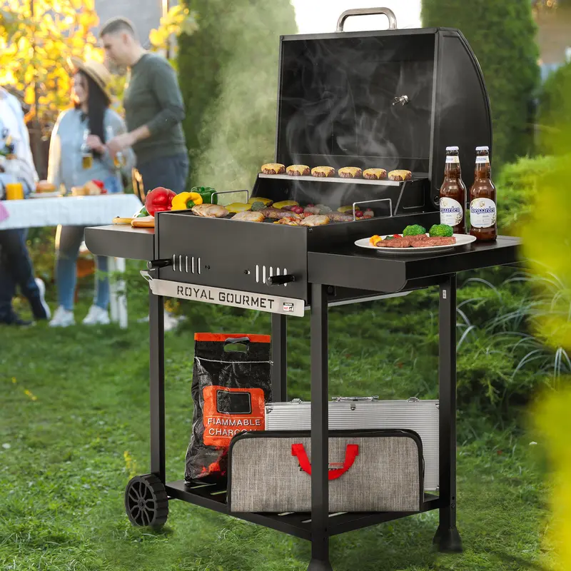 Royal Gourmet ZH3004S Premium Gas Grill and Pizza Oven Combo, with