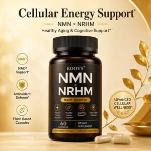 KOOVS NMN Dietary Supplement - 1000 mg, Quercetin, TMG, Resveratrol Complex - Supports Cellular Energy & NAD+ Levels - Vitamin Healthcare Supplement