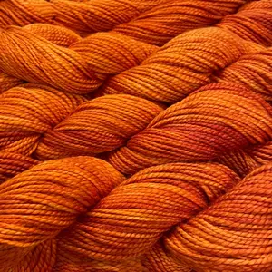 KC Variegated Saffron Worsted Weight Yarn – Merino & Silk Base