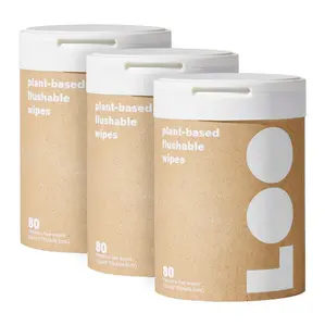 Classic Flushable Wipes Three Pack