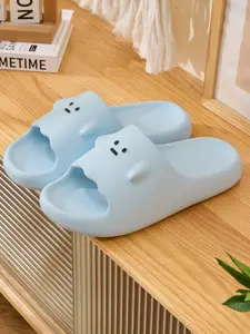 Fashion Ghost Design Creative Simple Cute Indoor Comfortable Solid Color Slippers, Perfect Gift Idea, Stylish Home Footwear