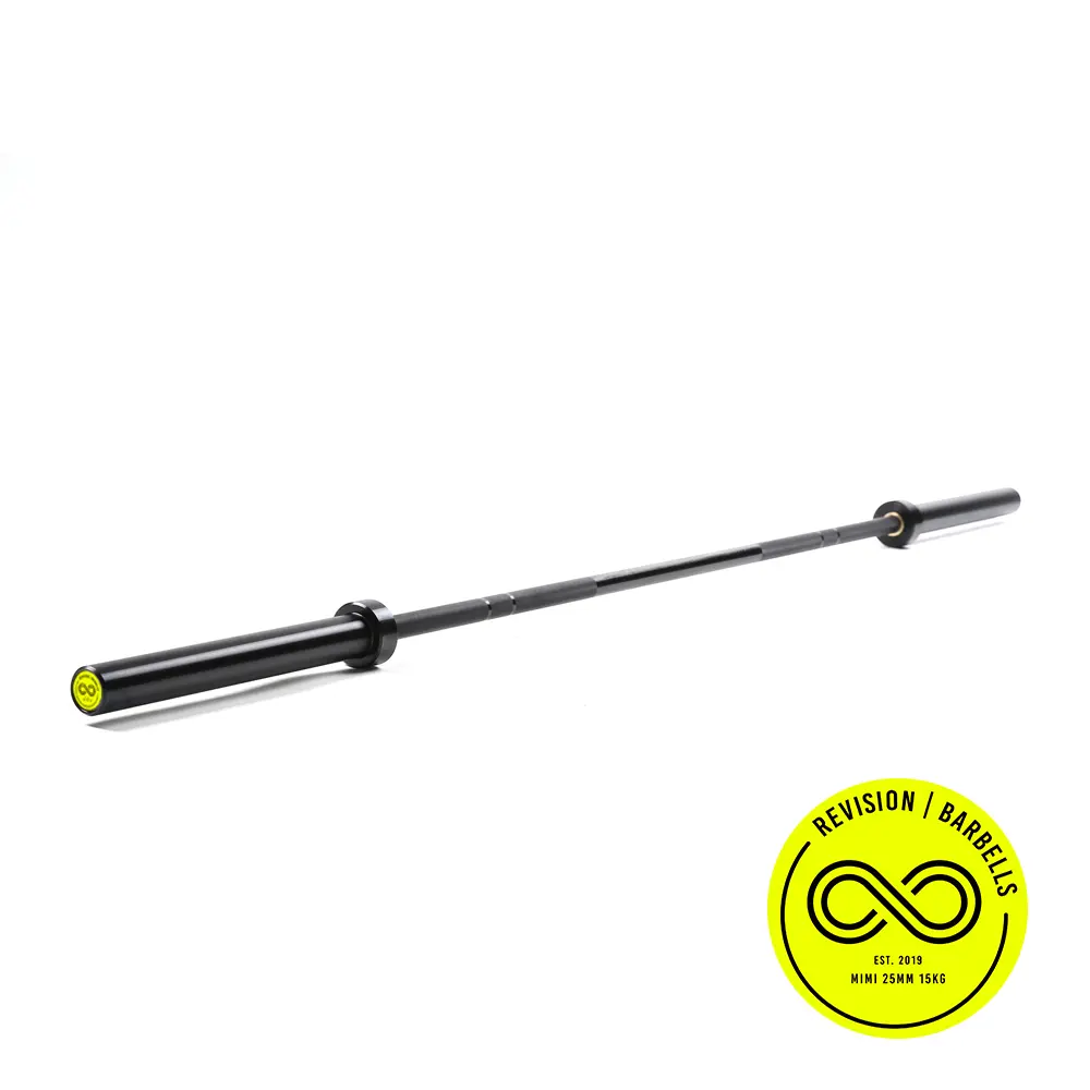 Revision Barbells 35lb Black Chrome Mimi Bar