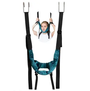 Neck Stretcher Cervical Neck Traction Device Neck Tension Relief Portable Over The Door Device for Physical Therapy Neck Pain Relief  Vertebrae Disk Herniation for Men Women Adults Home Office Travel Daily Health