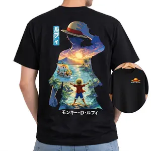 Strawhat Pirates King OP Fan Art T-Shirt, Vintage Anime Shirt, Cute Tshirts, Gift for Luff Strawhat Anime Mange Fans Her Him