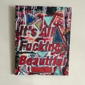 24 x 36 it’s all beautiful canvas