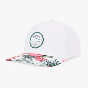 Callaway Bogey Free Tropical - White: Adjustable Woven Baseball Hat Callaway Bogey Free Tropical - White: Adjustable Woven Baseball Hat