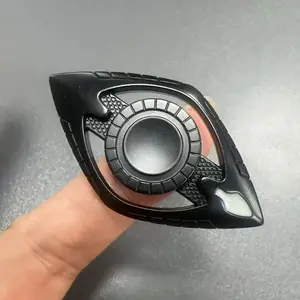 Edc Hunter Eye Fidget Spinner with Night Glow Effect, Unique Design, Durable Metal Material, Compact, Perfect Christmas Gift, Ideal for Stress Relief