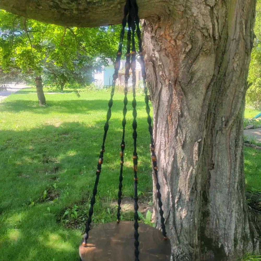 BOHO Hanging Macrame Table BOHO Hanging Macrame Table