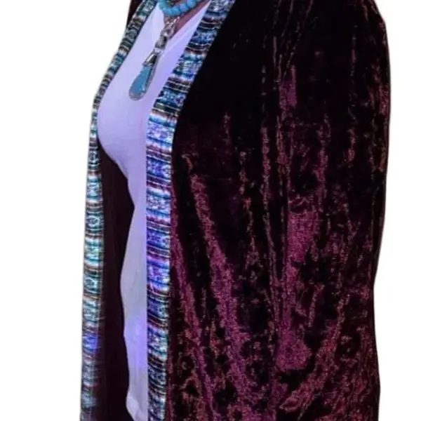 Wowza Wine Cardigan Womenswear Style