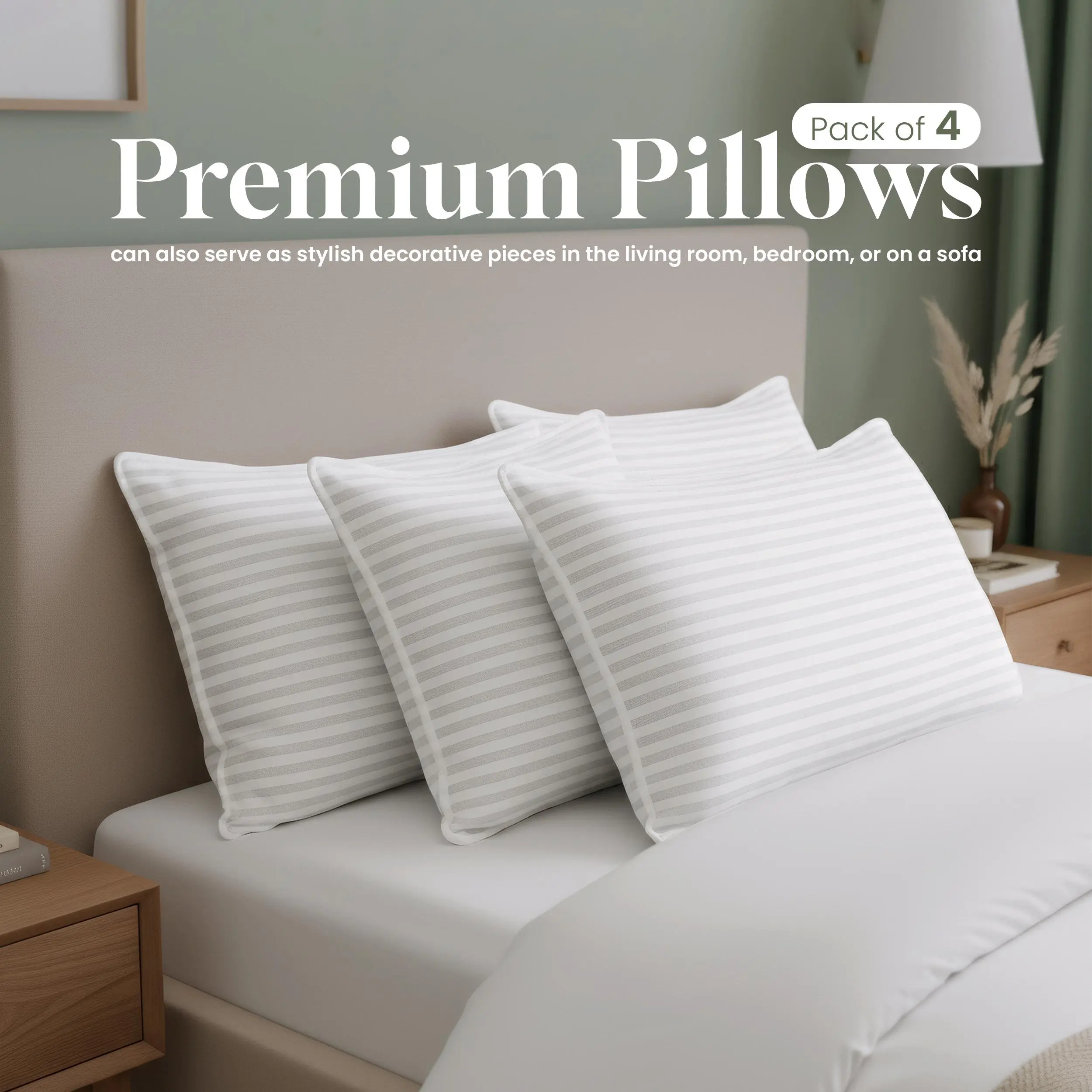 Pack of 4 - Standard-Queen