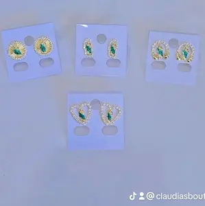 Arete san judas tadeo gold plated